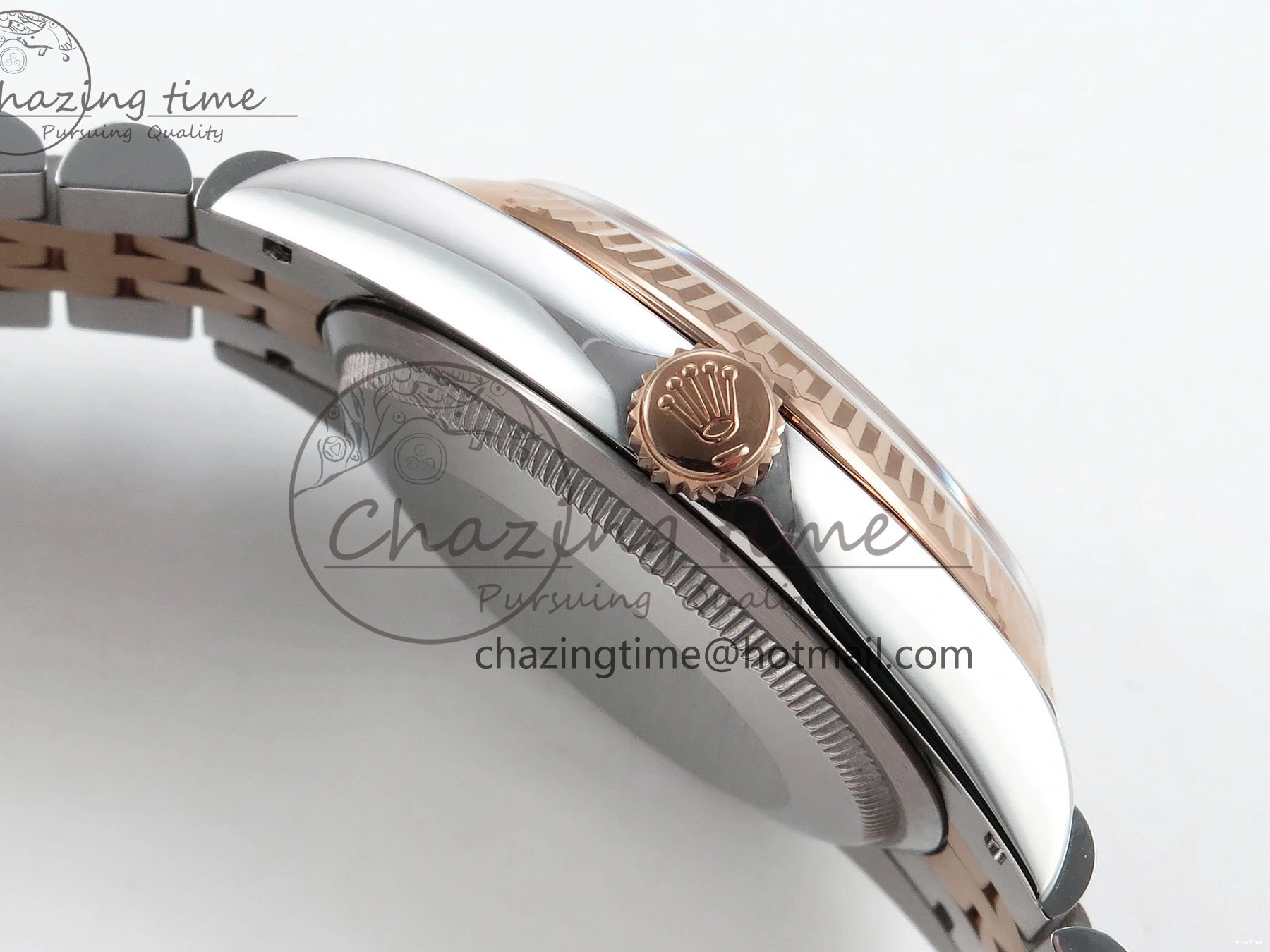 MiroTime 1222 DateJust 36 126231 APF 1:1 Best Edition 904L Steel White Sitck Dial on SS RG Jubilee Bracelet VR OnTrend 1589